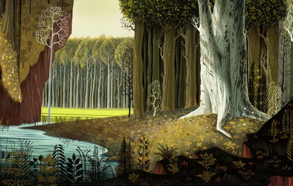 Disney, Color, Sleeping Beauty, Concept Art
