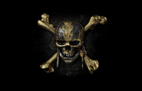 Украшения, смерть, череп, skull, черный фон, death, black background, jewelry