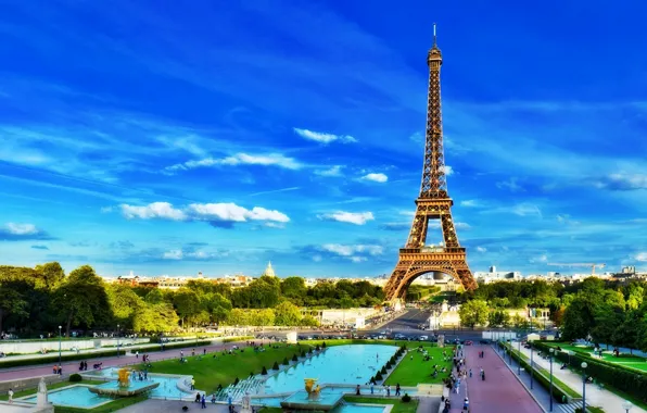 Франция, Париж, Башня, Европа, Эйфелева Башня, Paris, France, Europe