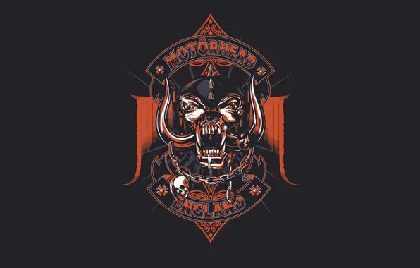 Лого, Motorhead, хард-рок, Snaggletooth, War-pig, Motörhead