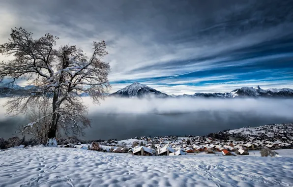Winter, Bern, Swiss Alps