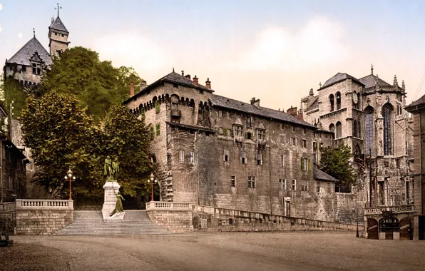 Город, Франция, France, Castle, monument Maistre, Chambéry, Шамбери