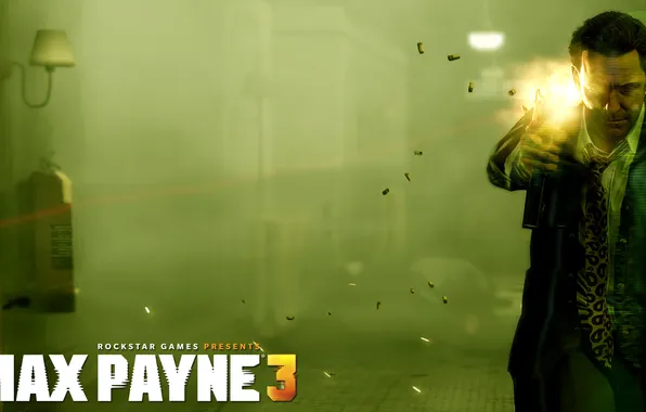 Картинка Пистолет, Стрельба, Max Payne 3, Макс Пэйн, Rockstar Games