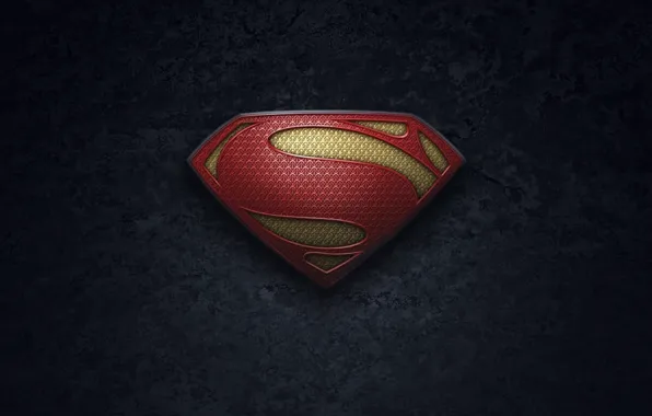 Cinema, logo, texture, movie, Superman, Man of Steel, new uniform, new texture