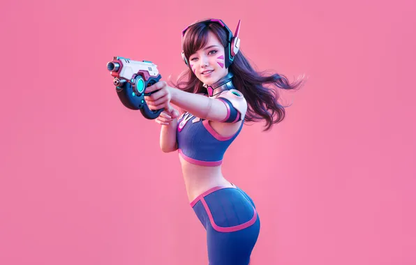 Картинка artwork, overwatch, dva