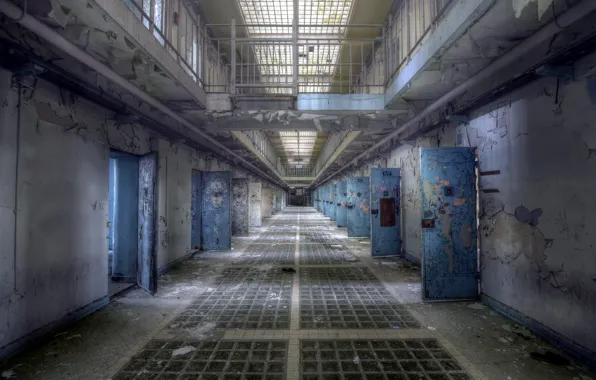 Картинка интерьер, камеры, тюрьма