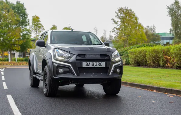 Серый, пикап, Isuzu, D-Max, 2019, UK version, XTR