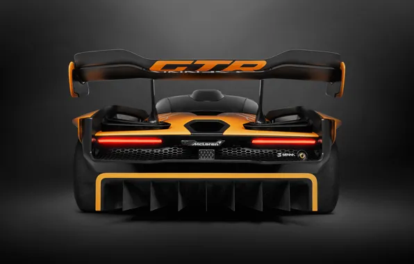 Concept, McLaren, GTR, гоночное авто, вид сзади, 2018, Senna