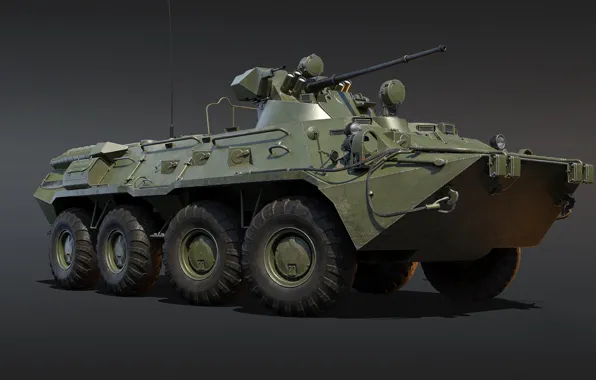 СССР, Бронетранспортёр, 2А72, БТР-80А
