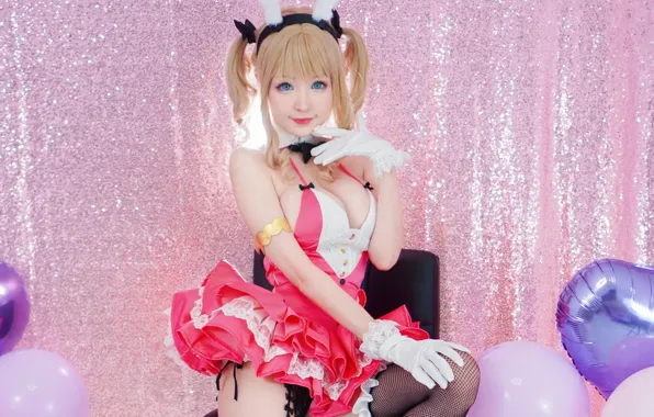 Girl, sexy, lingerie, pantsu, bra, cleavage, panties, thighhighs