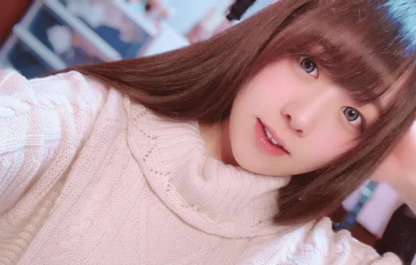 Girl, Beautiful, Asian, Cute, Japanese, Mochi