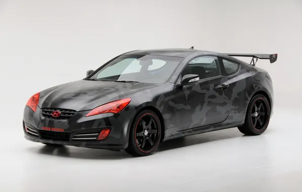 2008, спорткар, Hyundai, Coupe, Купе, Genesis, Hyundai Genesis, by Street Concepts