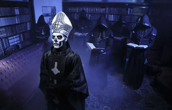 Metal, Ghost, band, heavy, doom, Swedish, Papa Emeritus II, Nameless Ghouls