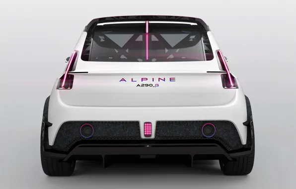 Concept, вид сзади, Beta, 2023, Alpine A290, Alpine A290 Beta Concept