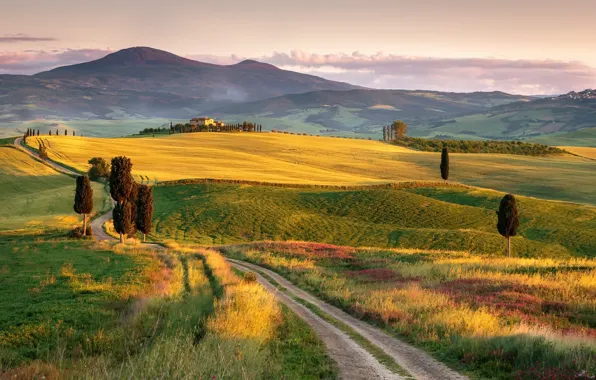 Italy, Pienza, Tuscany
