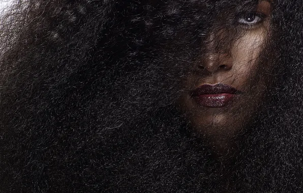 Взгляд, девушка, фон