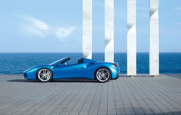 Картинка Ferrari, 488, Ferrari 488 Spider