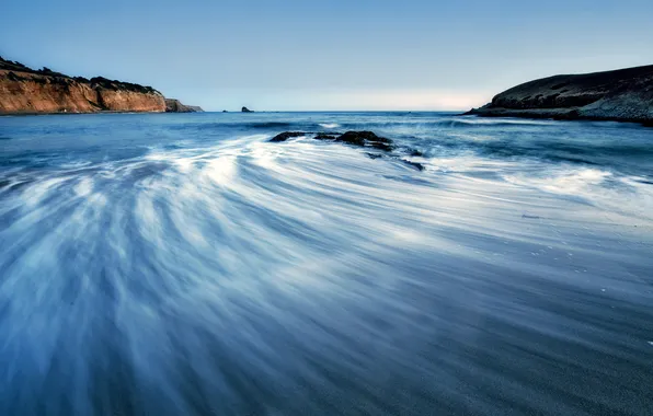 Море, вода, скалы