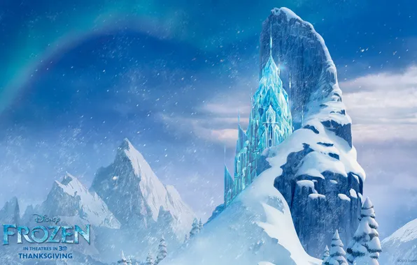 Картинка Frozen, Walt Disney, 2013, Холодное Сердце, Ледяной Замок