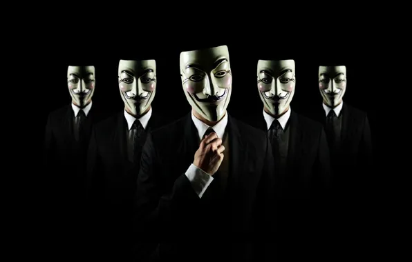 Полумрак, много, анонимус, Anonymous