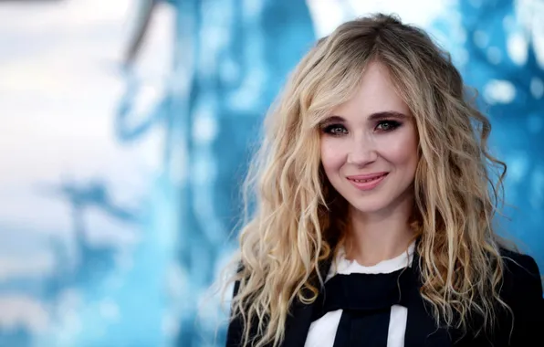 Взгляд, девушка, улыбка, макияж, актриса, Джуно Темпл, Juno Temple