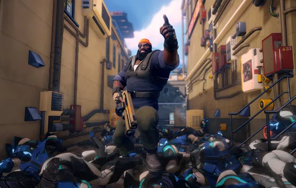 Gun, game, weapon, dead, death, assassin, Agents of Mayhem