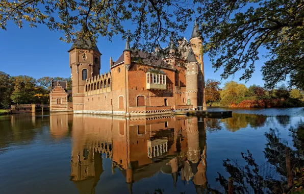 Картинка замок, Нидерланды, Голландия, Heeswijk castle