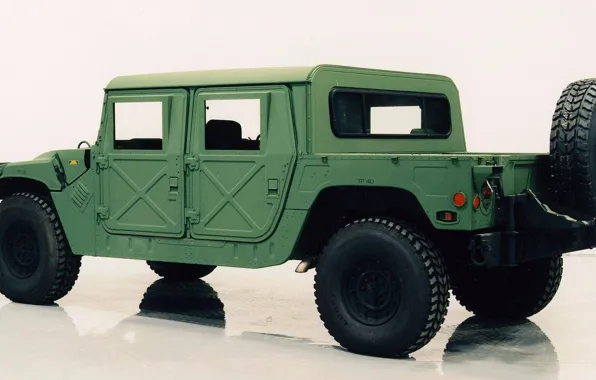 HMMWV, M-998, грузовой открытый автомобиль, высокомобильное многоцелевое колёсное транспортное средство, High Mobility Multipurpose Wheeled Vehicle, …