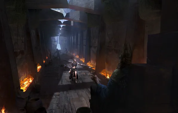Огонь, сооружение, воины, Ancient Civilizations Lost & Found KeyFrame