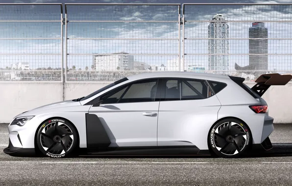 Вид сбоку, 2018, Seat, Cupra, E-Racer