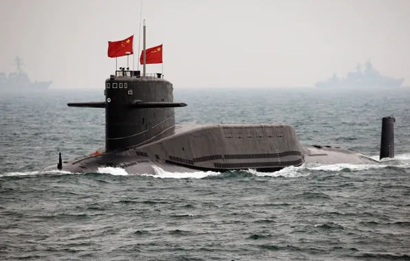 Картинка море, лодка, подводная, китайская, класса, 094, «Цзинь»