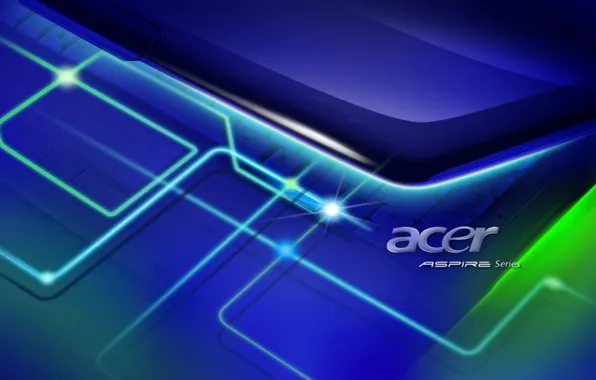 Ноутбук, бренд, Acer, aspire