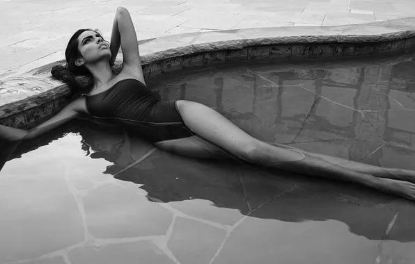 Girl, model, pretty, swimsuit, Juliana Herz