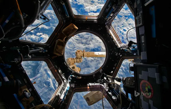 Картинка МКС, купол, международная космическая станция, фото NASA