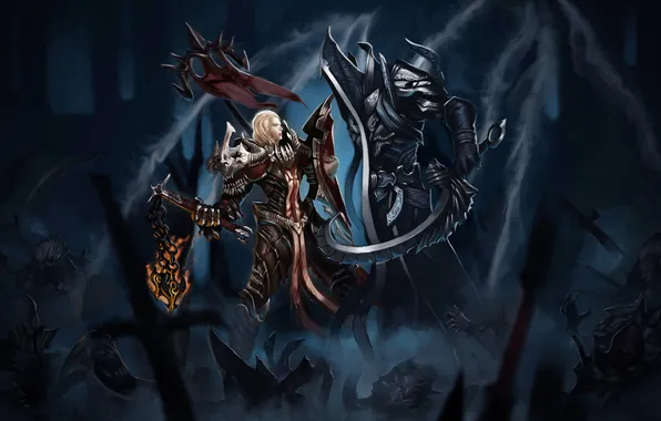 Картинка diablo 3, crusader, reaper of souls, malthael