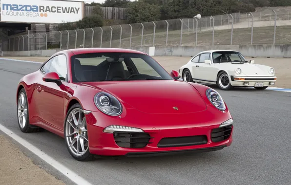 Картинка купе, 911, Porsche, порше, 2011, Coupe, передок, and