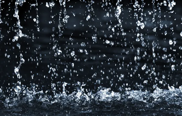 Картинка вода, капли, Дождь