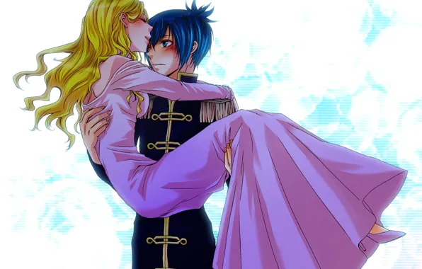 Романтика, аниме, двое, Elena, Katekyo Hitman REBORN!, Demon Spade