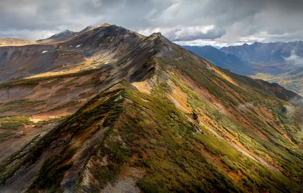 Картинка осень, Камчатка, хребет, Надежда Демкина