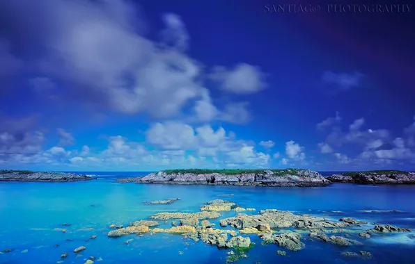 Море, облака, скалы