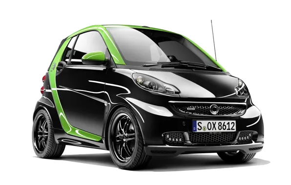 Картинка Auto, Green, Black, Brabus e Bike