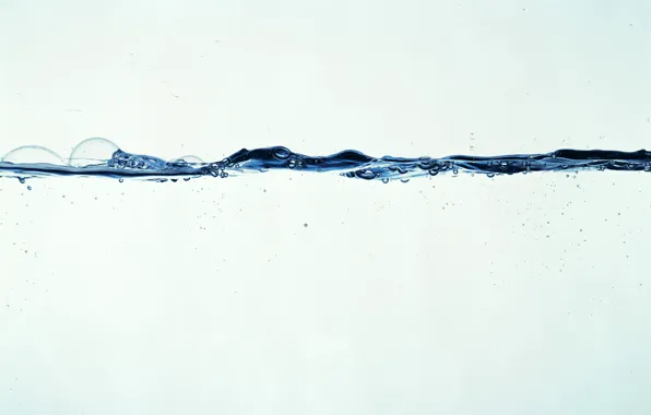 Картинка вода, линия, бульбачки