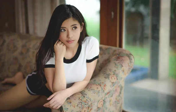 Картинка лицо, азиатка, красотка