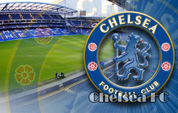 Wallpaper, sport, logo, stadium, football, England, Stamford Bridge, Chelsea FC