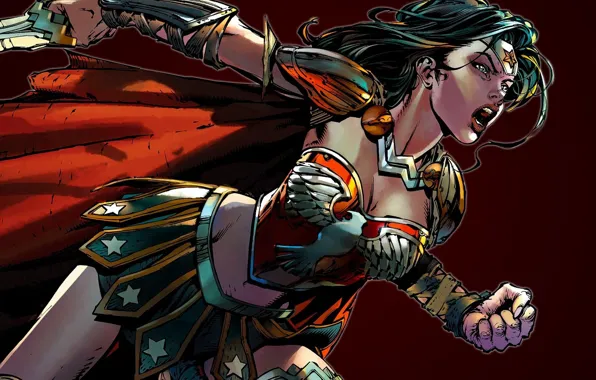 Картинка sword, fantasy, Wonder Woman, weapon, comics, artwork, superhero, warrior