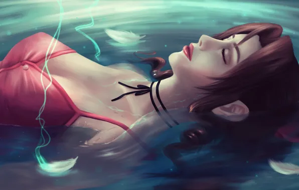 Вода, девушка, Final Fantasy 7, Final Fantasy VII