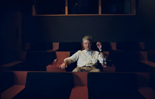 Взгляд, сигарета, музыкант, режиссер, David Lynch, Дэвид Линч