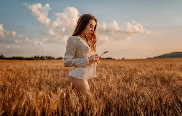Попа, грудь, поза, Девушка, Евгений Фрейер