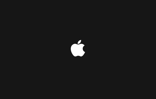Картинка apple, mac, черный фон, Hi-Tech