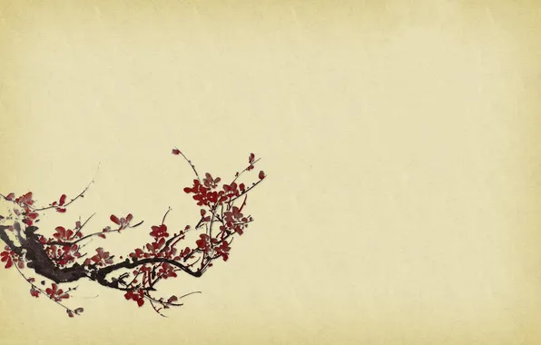Картинка япония, сакура, арт